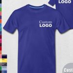 Camiseta azul personalizada