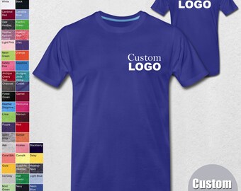 Camiseta azul personalizada
